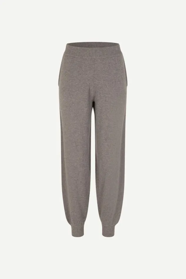 Woman Sacharlotte Knit Pants 15010 Grey Blue Mel Samse Samse Matching Sets