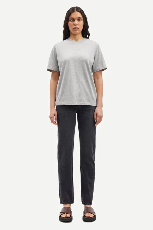 Woman Sadalila Tshirt 10379 Grey Mel Samse Samse Tshirts