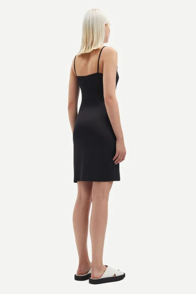 Woman Safaye Slip Dress 15081 Black Samse Samse Dresses and Jumpsuits