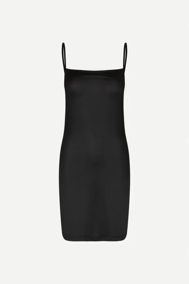 Woman Safaye Slip Dress 15081 Black Samse Samse Dresses and Jumpsuits