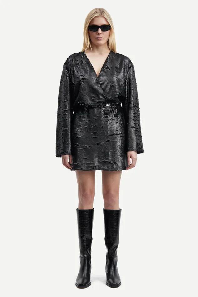 Woman Sahaileys Dress 15035 Black Samse Samse Dresses and Jumpsuits