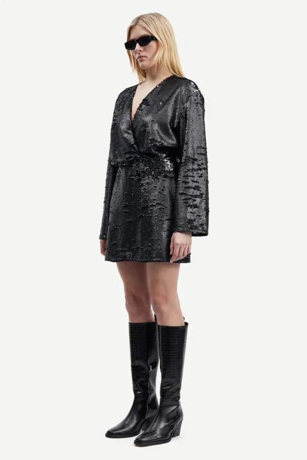 Woman Sahaileys Dress 15035 Black Samse Samse Dresses and Jumpsuits