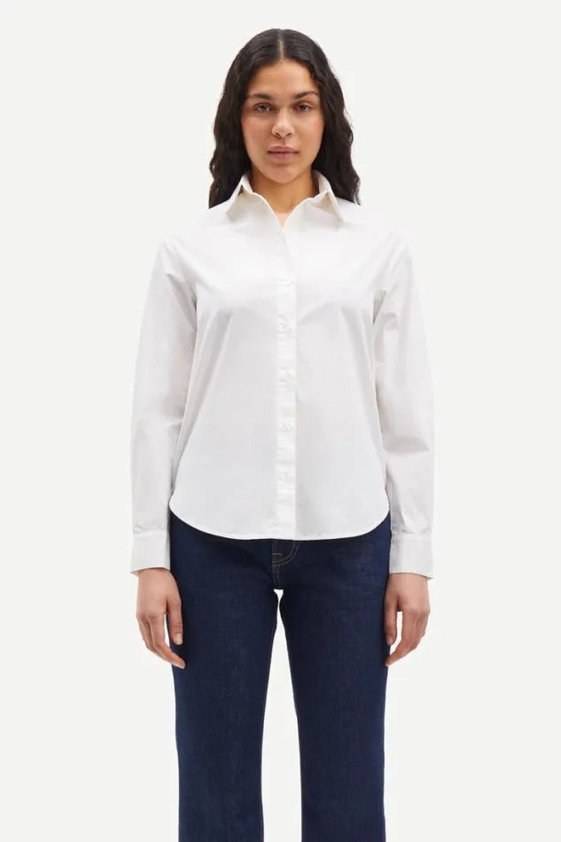 Woman Samadisoni Shirt 15090 White Samse Samse Shirts and Blouses