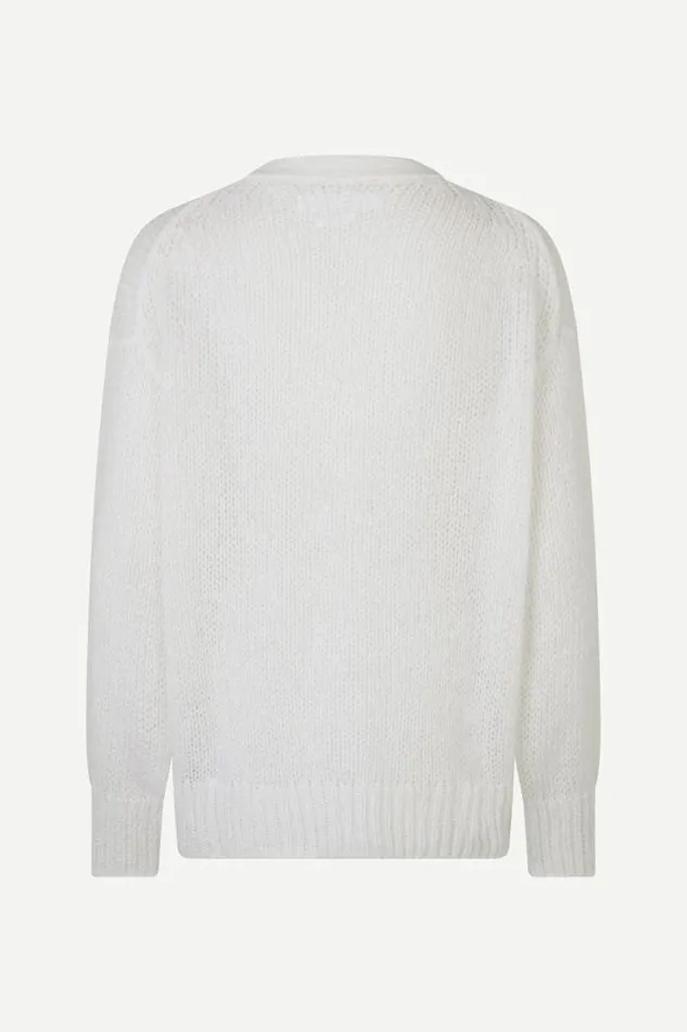Woman Sarah Cardigan 14943 White Samse Samse Knitwear