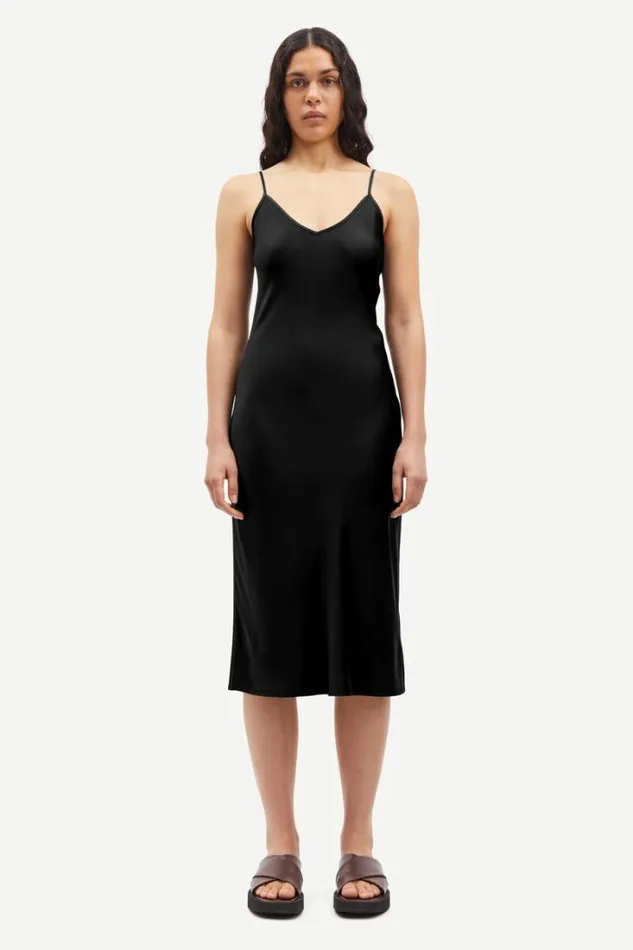 Woman Sasharon Strap Dress 14905 Black Samse Samse Dresses and Jumpsuits