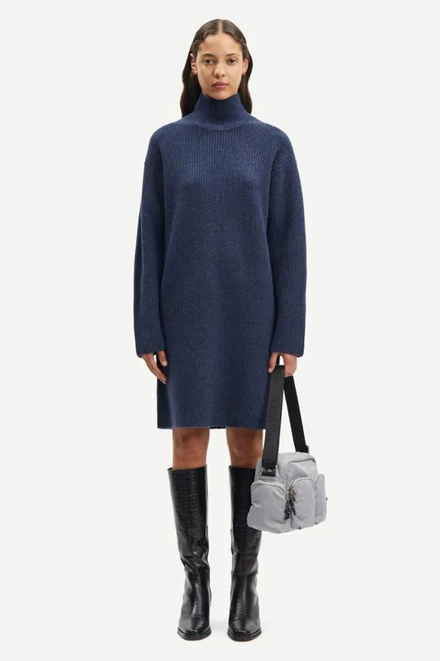 Woman Scarlett Dress 15010 Inkwell Samse Samse Knitwear