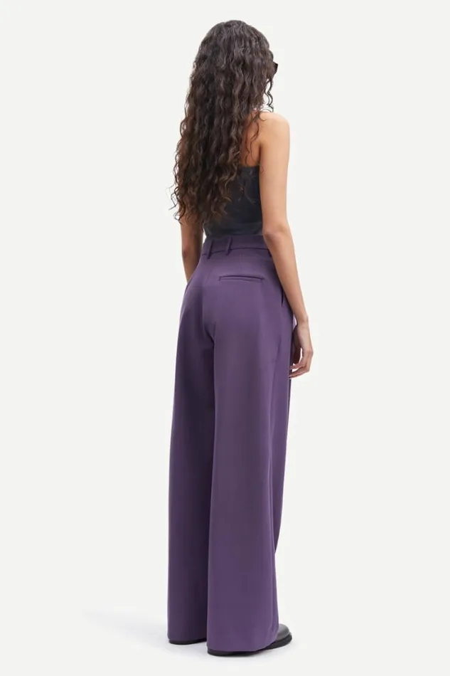 Woman Selena Trousers 14890 Sweet Grape Samse Samse Matching Sets