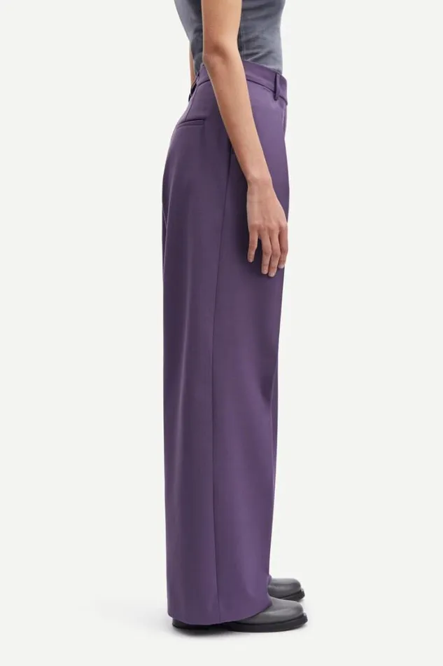 Woman Selena Trousers 14890 Sweet Grape Samse Samse Matching Sets