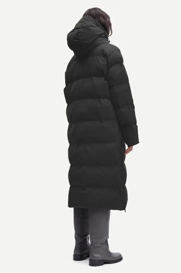 Woman Sera Coat 12891 Black Samse Samse Jackets and Coats