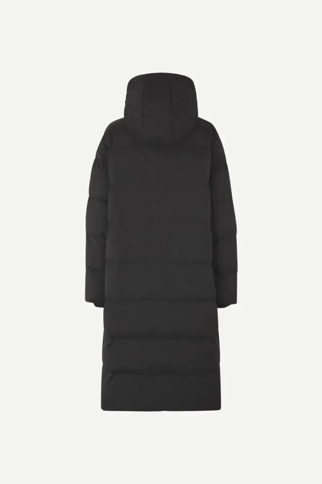 Woman Sera Coat 12891 Black Samse Samse Jackets and Coats