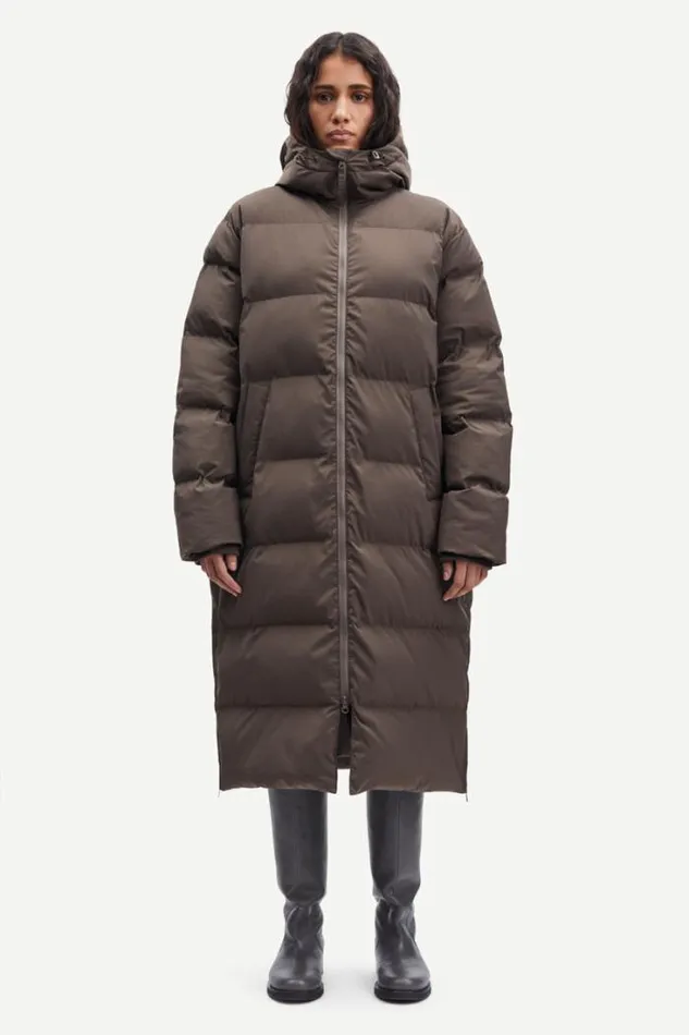 Woman Sera Coat 12891 Major Brown Samse Samse Jackets and Coats