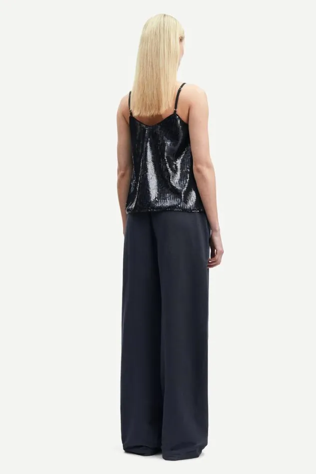 Woman Sharon Strap Top 14904 Black Samse Samse Matching Sets