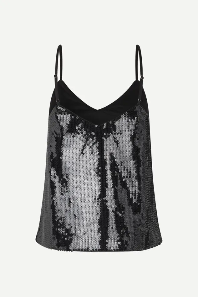 Woman Sharon Strap Top 14904 Black Samse Samse Matching Sets
