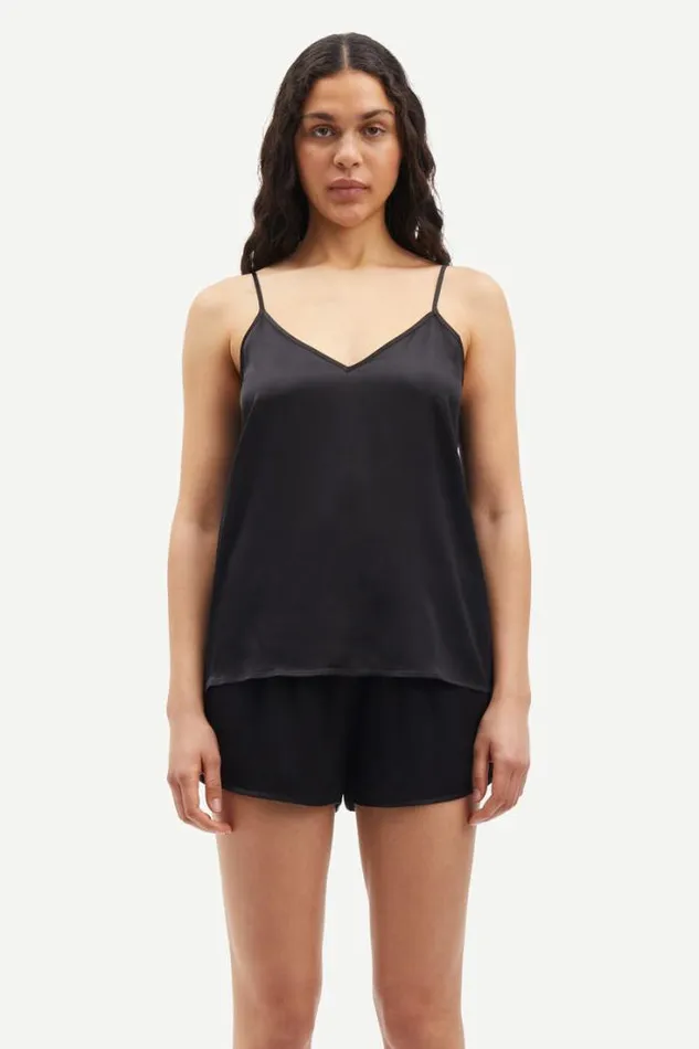 Woman Sharon Strap Top 14905 Black Samse Samse Matching Sets