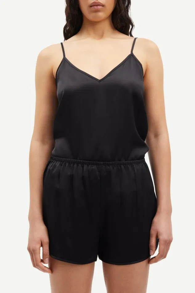 Woman Sharon Strap Top 14905 Black Samse Samse Matching Sets