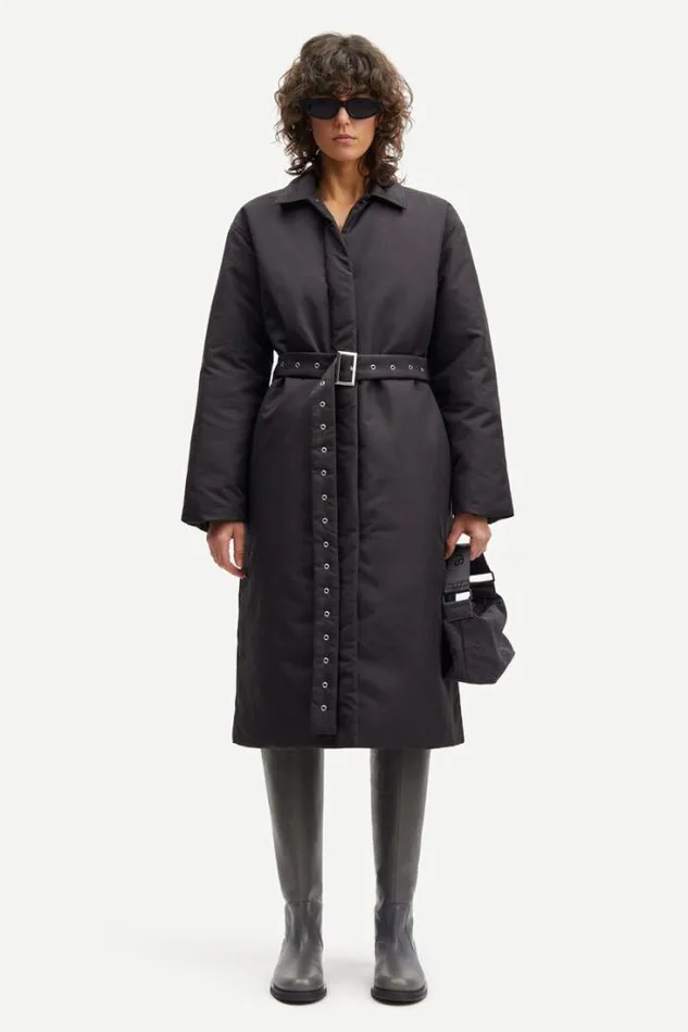Woman Silvi Coat 14867 Black Samse Samse Jackets and Coats