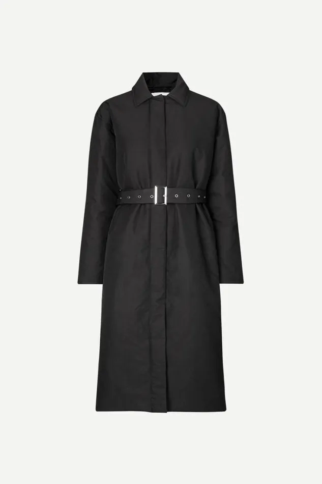 Woman Silvi Coat 14867 Black Samse Samse Jackets and Coats