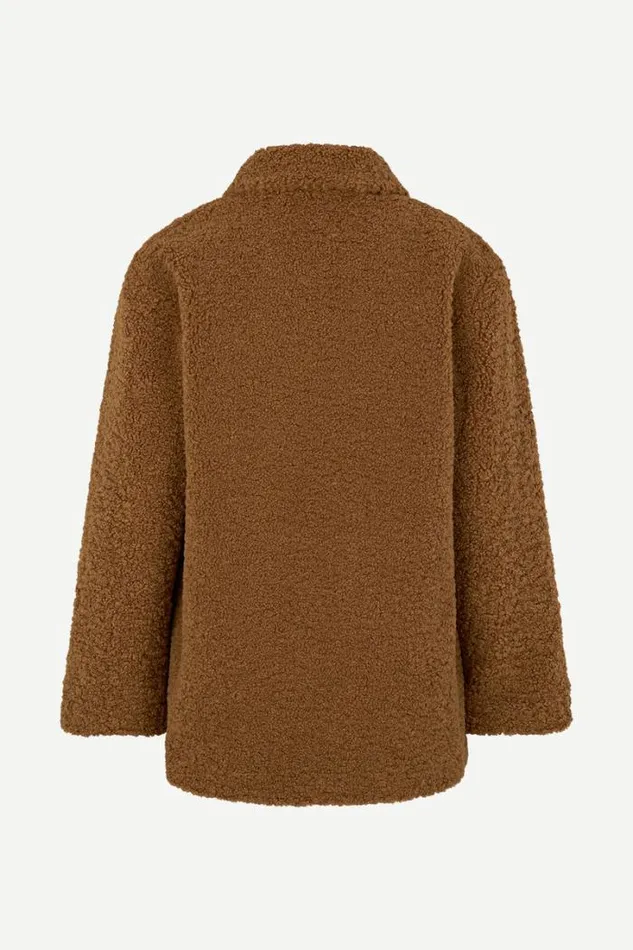 Woman Silvia Jacket 13181 Tobacco Brown Samse Samse Jackets and Coats
