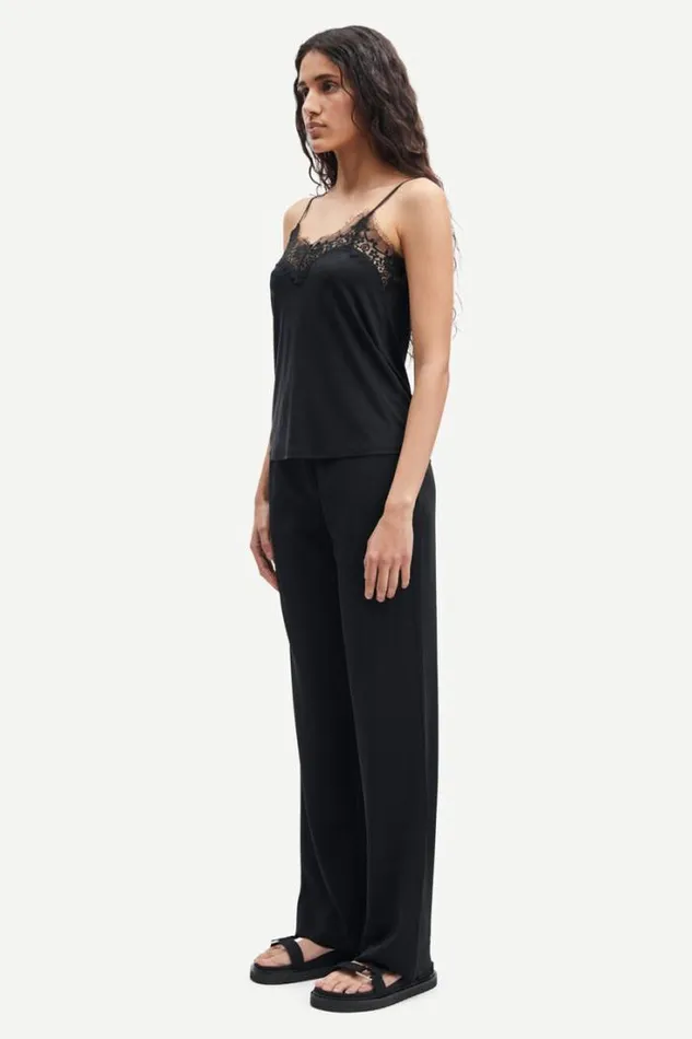 Woman Slip Top 6202 Black Samse Samse Tshirts