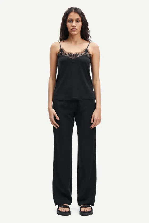 Woman Slip Top 6202 Black Samse Samse Tshirts