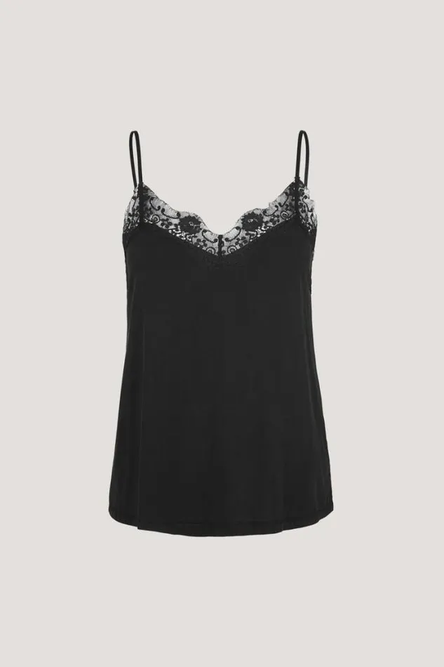 Woman Slip Top 6202 Black Samse Samse Tshirts