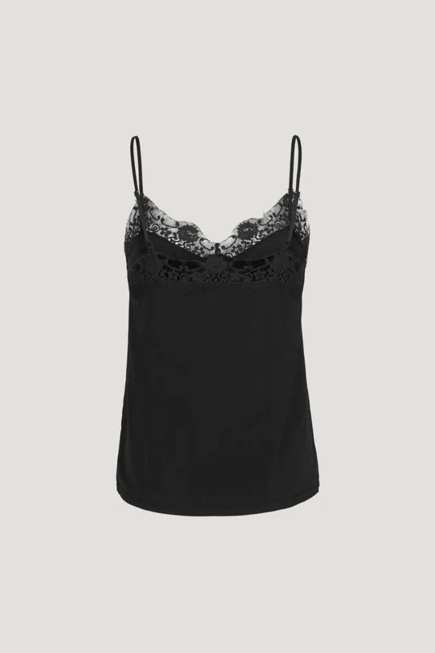 Woman Slip Top 6202 Black Samse Samse Tshirts