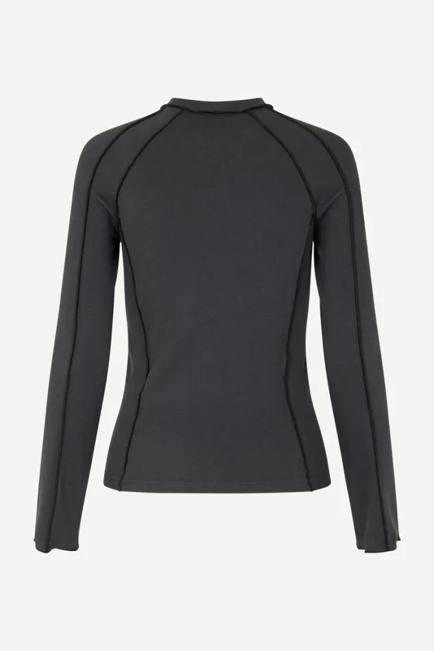 Woman Sloan Top 7542 Phantom Black Samse Samse Tshirts