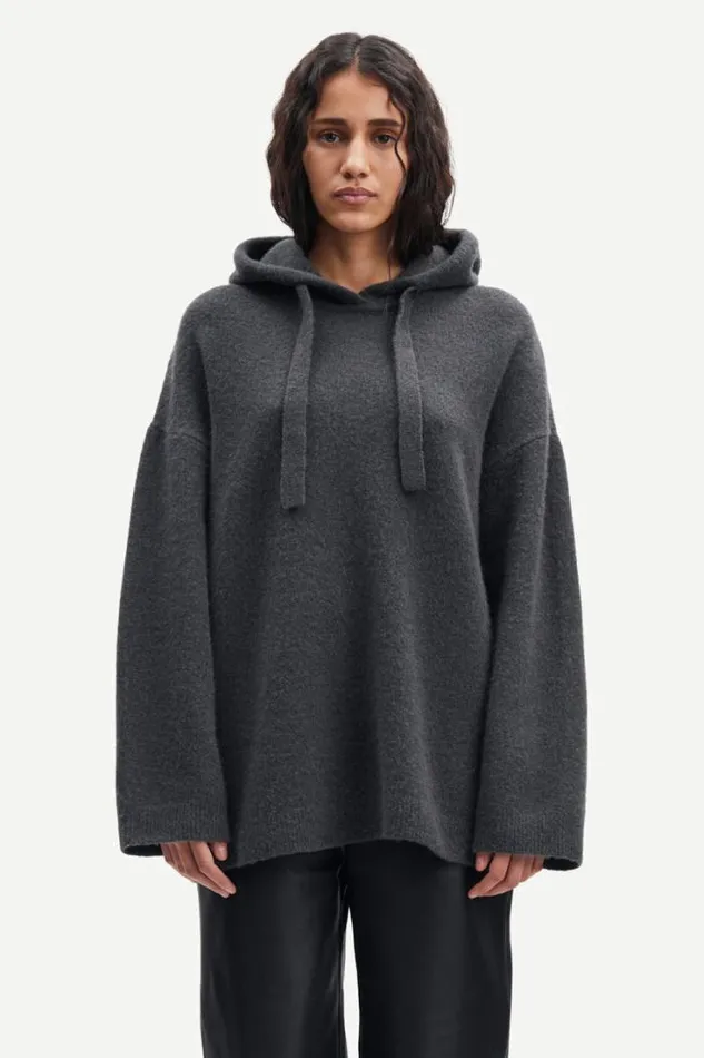 Woman Solene Hoodie 14939 Phantom Samse Samse Loungewear
