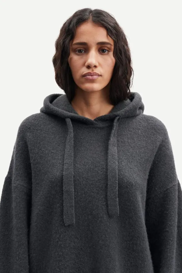 Woman Solene Hoodie 14939 Phantom Samse Samse Loungewear