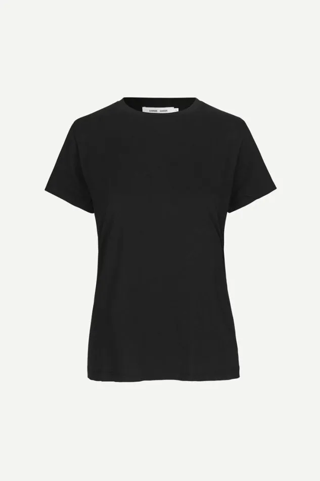 Woman Solly Tee Solid 205 Black Samse Samse Tshirts