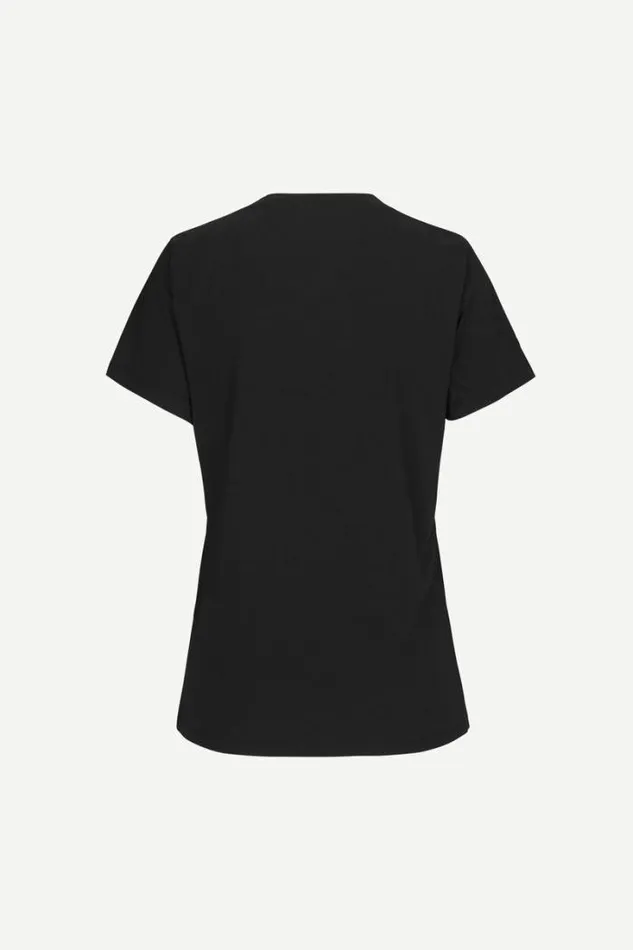 Woman Solly Tee Solid 205 Black Samse Samse Tshirts