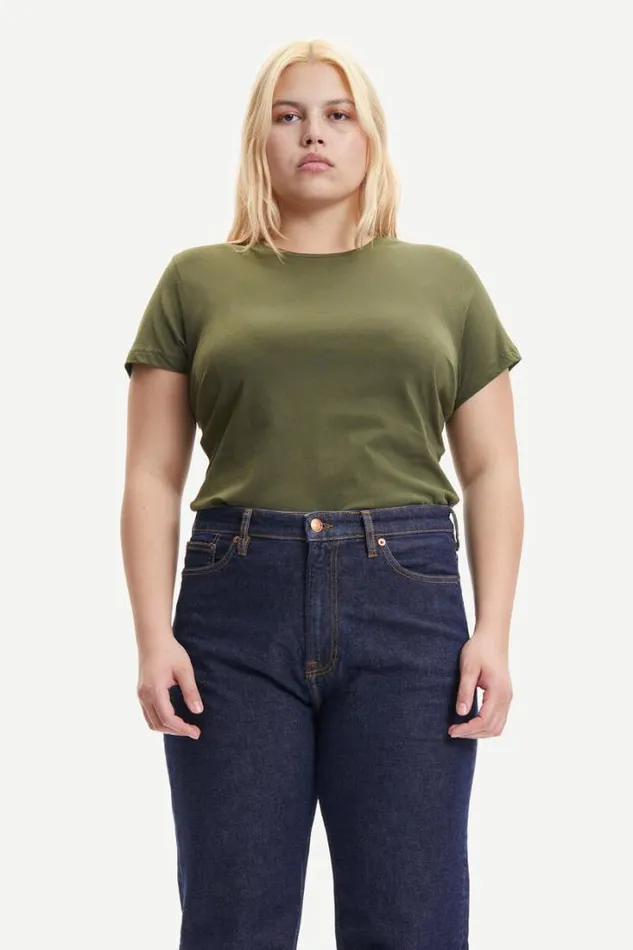 Woman Solly Tee Solid 205 Deep Depths Samse Samse Tshirts