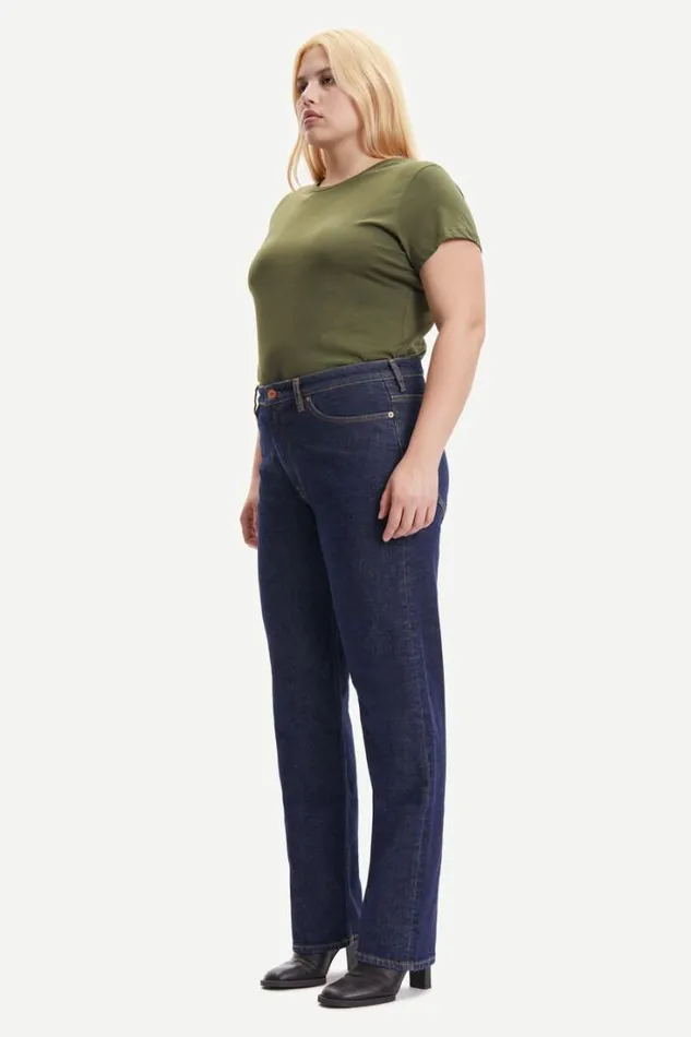 Woman Solly Tee Solid 205 Deep Depths Samse Samse Tshirts Woman Solly Tee Solid 205 Deep Depths Samse Samse Tshirts