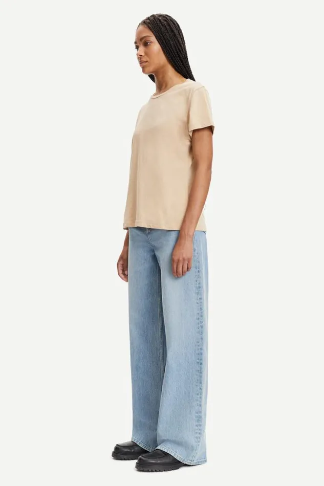 Woman Solly Tee Solid 205 Hummus Samse Samse Tshirts