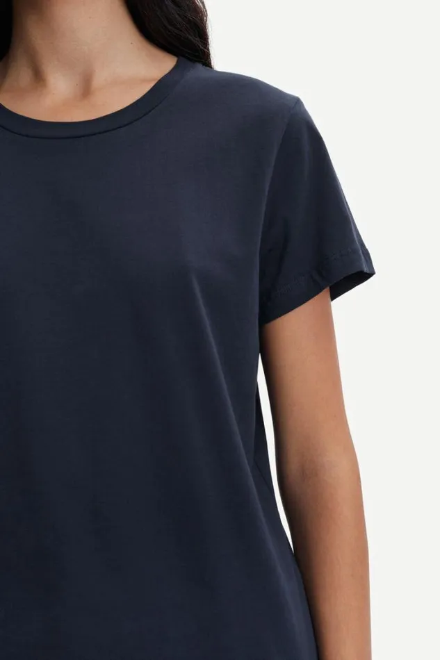 Woman Solly Tee Solid 205 Sky Captain Samse Samse Tshirts