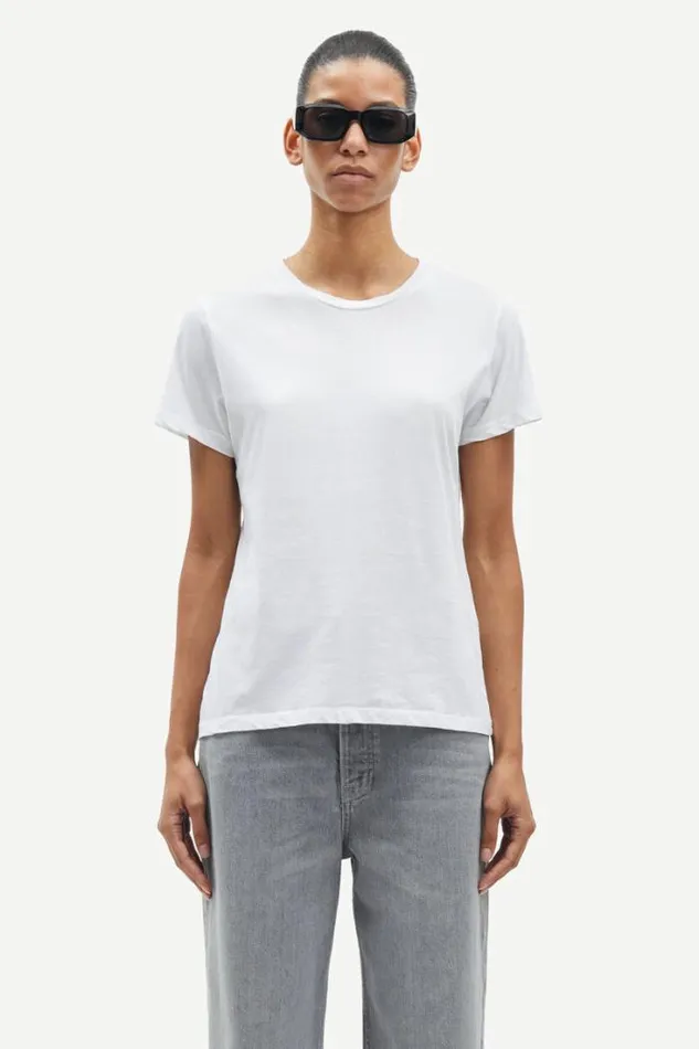 Woman Solly Tee Solid 205 White Samse Samse Tshirts