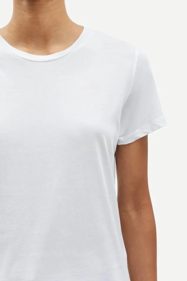 Woman Solly Tee Solid 205 White Samse Samse Tshirts