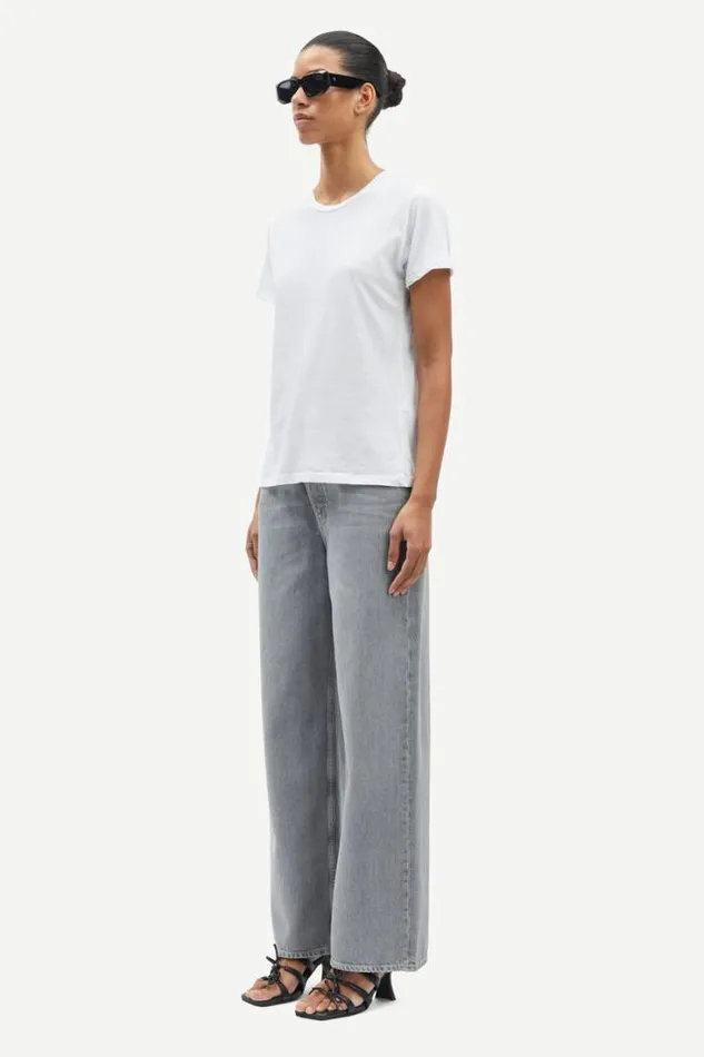 Woman Solly Tee Solid 205 White Samse Samse Tshirts