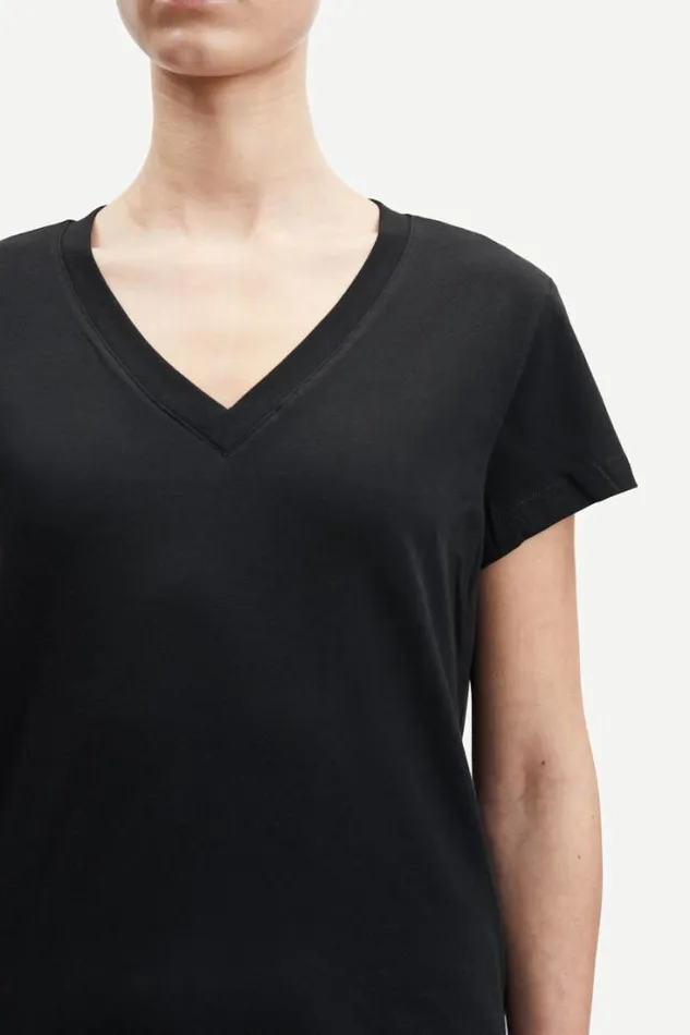 Woman Solly Vn Tshirt 205 Black Samse Samse Tshirts