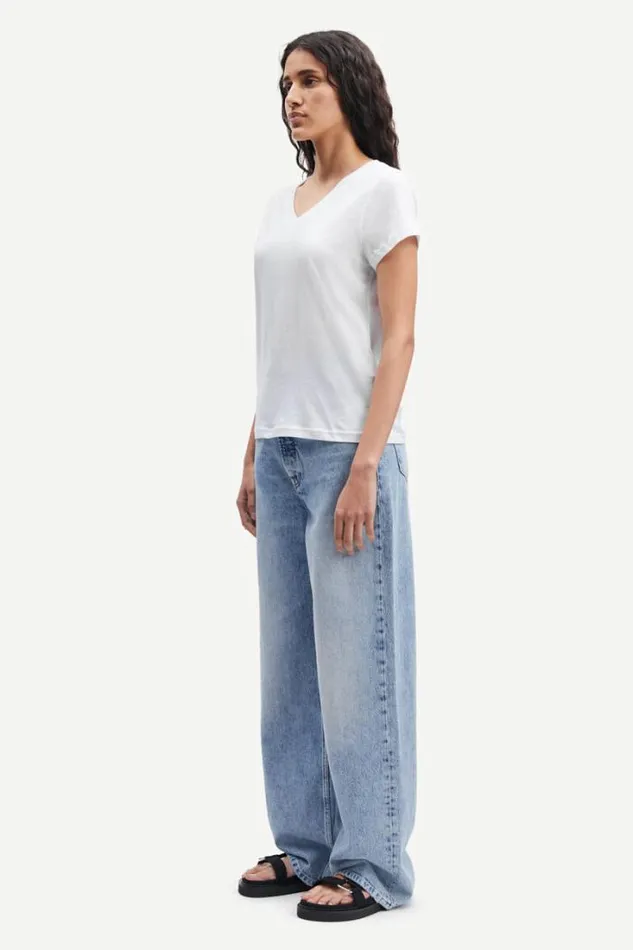 Woman Solly Vn Tshirt 205 White Samse Samse Tshirts