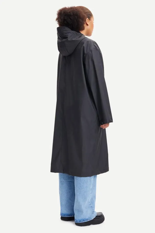 Woman Stala Long Jacket 7357 Black Samse Samse Jackets and Coats