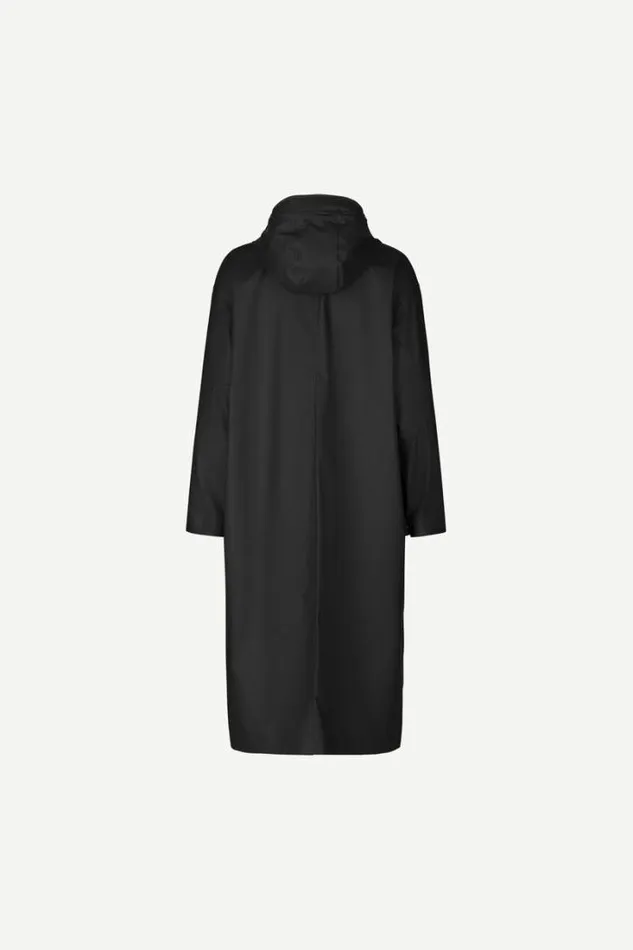 Woman Stala Long Jacket 7357 Black Samse Samse Jackets and Coats