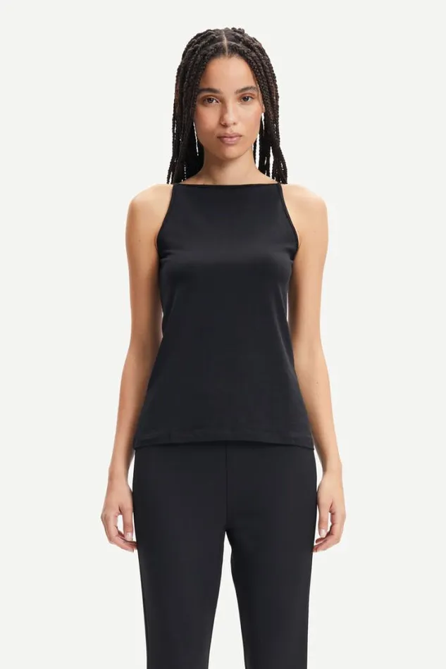 Woman Stinna Top 265 Black Samse Samse Tshirts