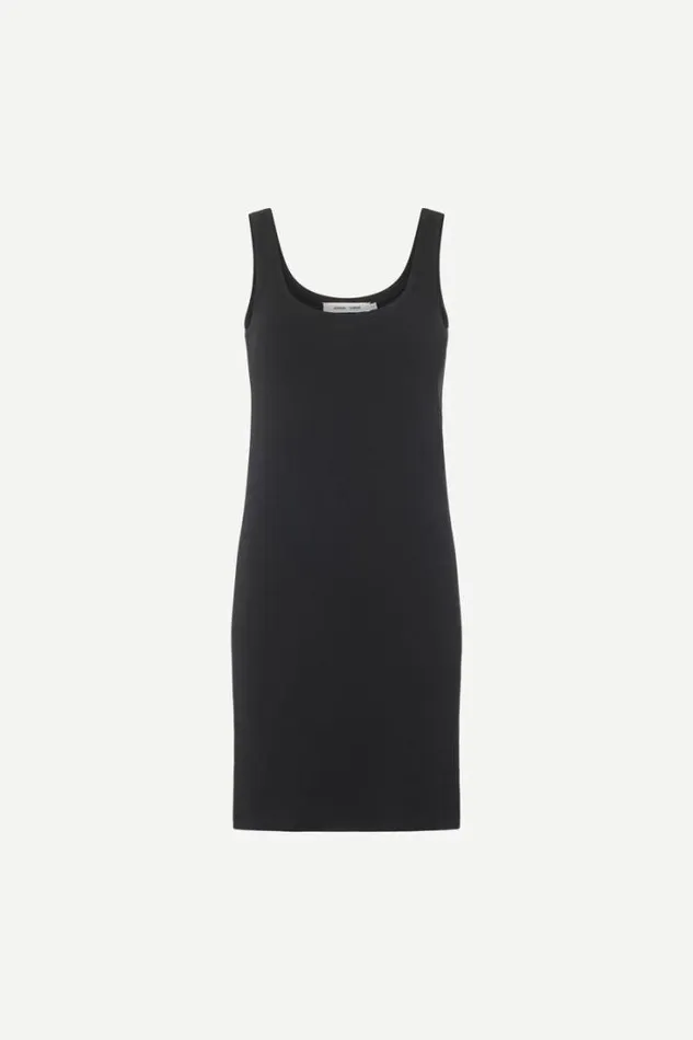 Woman Sue Long Solid 265 Black Samse Samse Tshirts