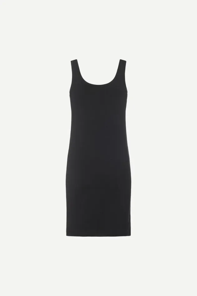 Woman Sue Long Solid 265 Black Samse Samse Tshirts