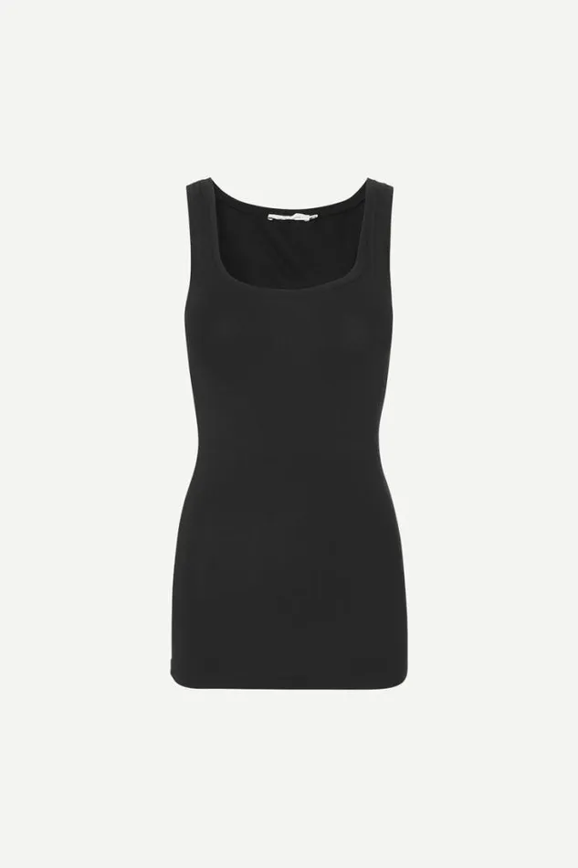 Woman Sue Solid 265 Black Samse Samse Tshirts