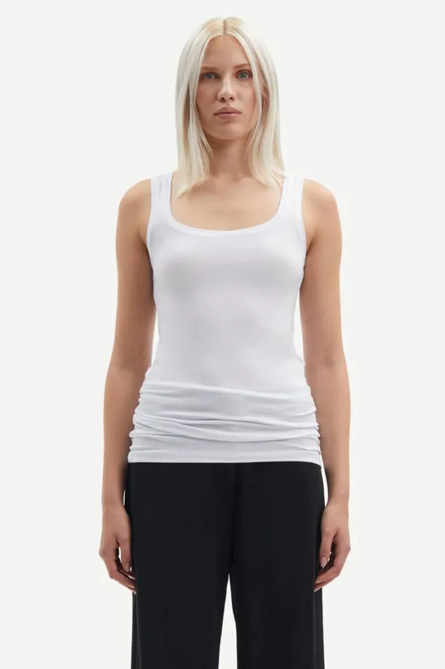 Woman Sue Solid 265 White Samse Samse Tshirts