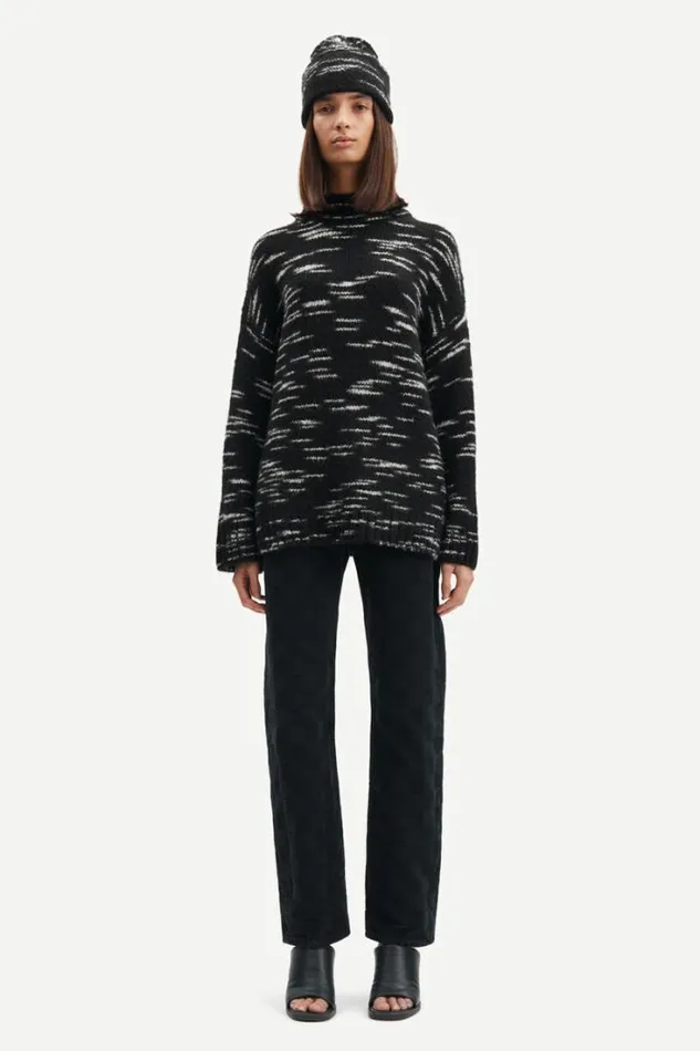 Woman Susan Jeans 14956 Black Od Check Samse Samse Jeans