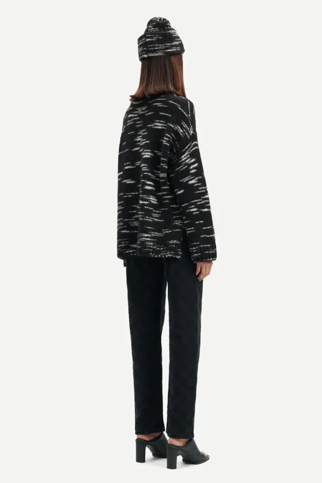 Woman Susan Jeans 14956 Black Od Check Samse Samse Jeans