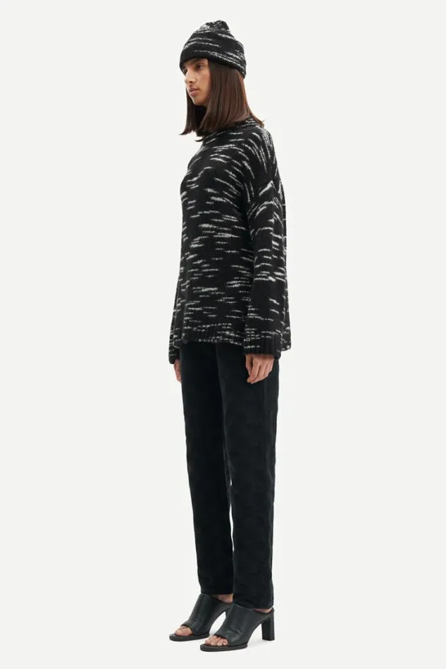 Woman Susan Jeans 14956 Black Od Check Samse Samse Jeans